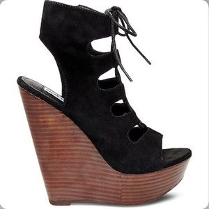 Worn once - Steve Madden Badin platform wedge sandals